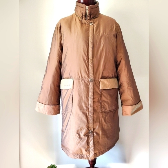PLAYBOY brown puffer with playboy logo and playboy lining. Size 170/92a  (large) - Picture 2 of 10